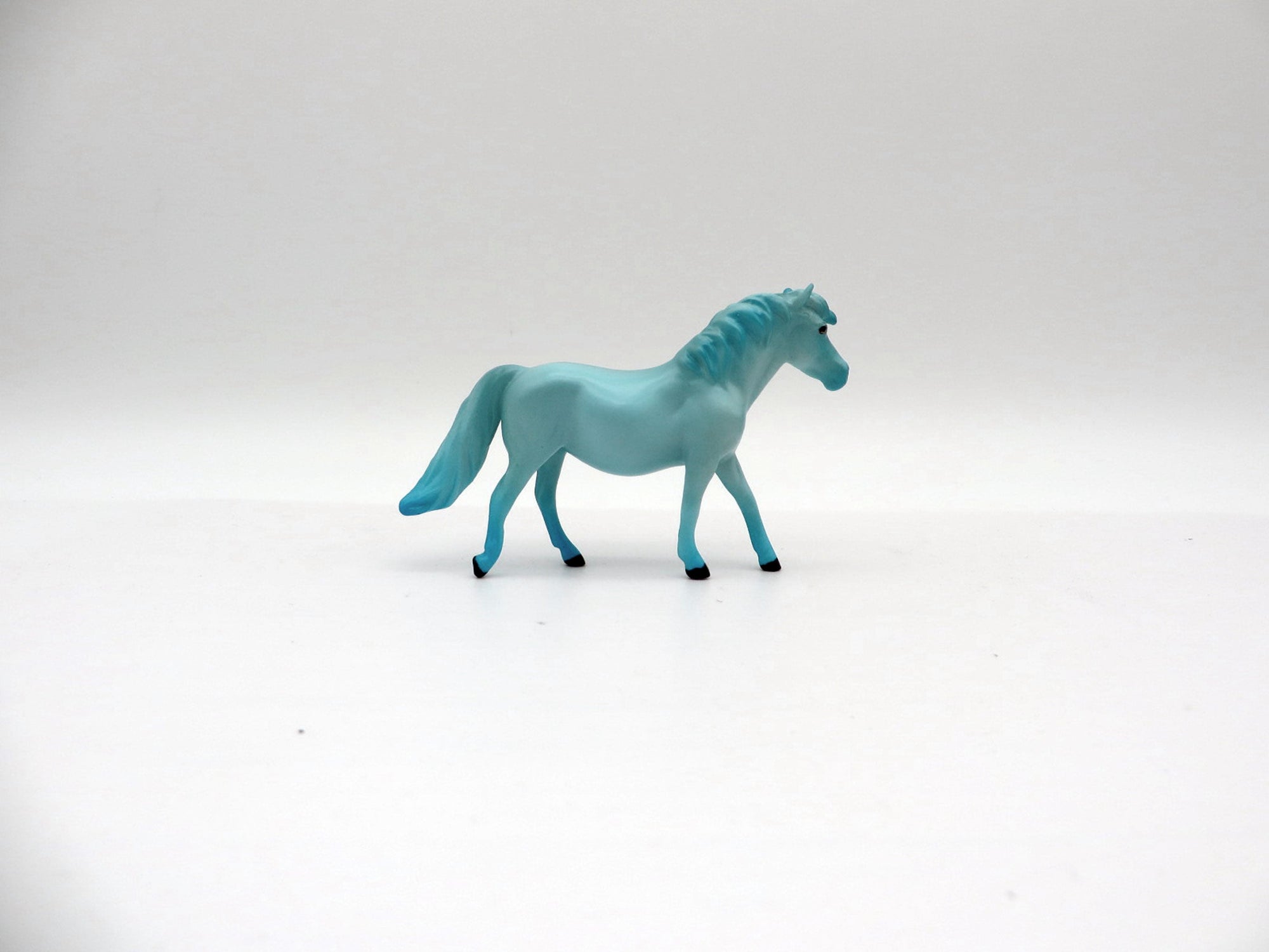 Blue Moon -OOAK Pony Chip Painted By Ellen Robbins  NICM-7/23/21