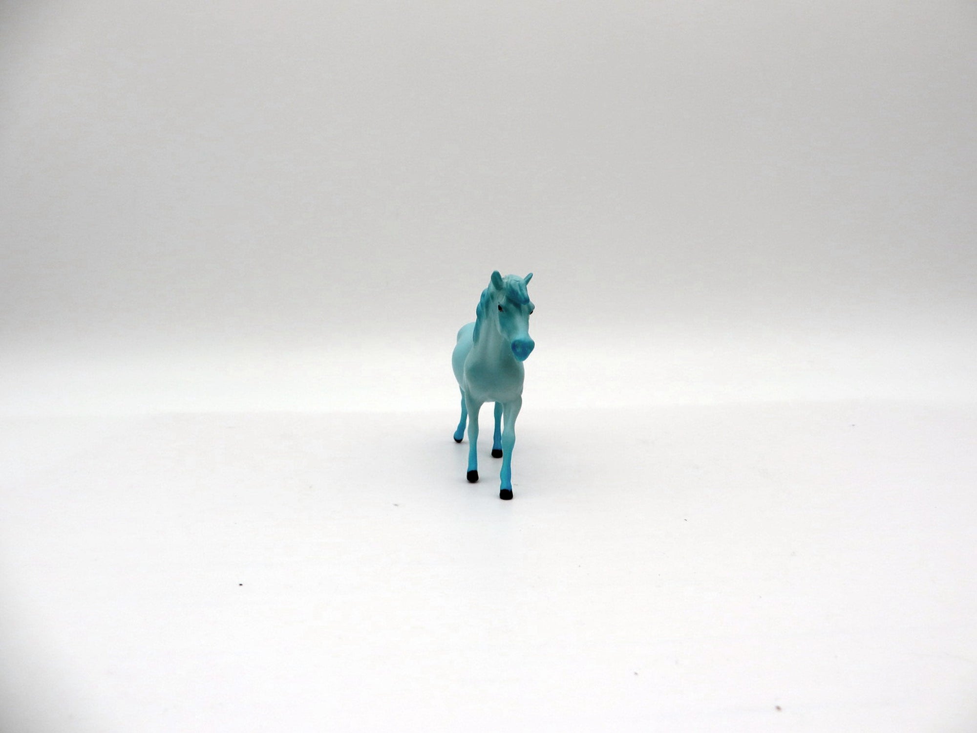 Blue Moon -OOAK Pony Chip Painted By Ellen Robbins  NICM-7/23/21