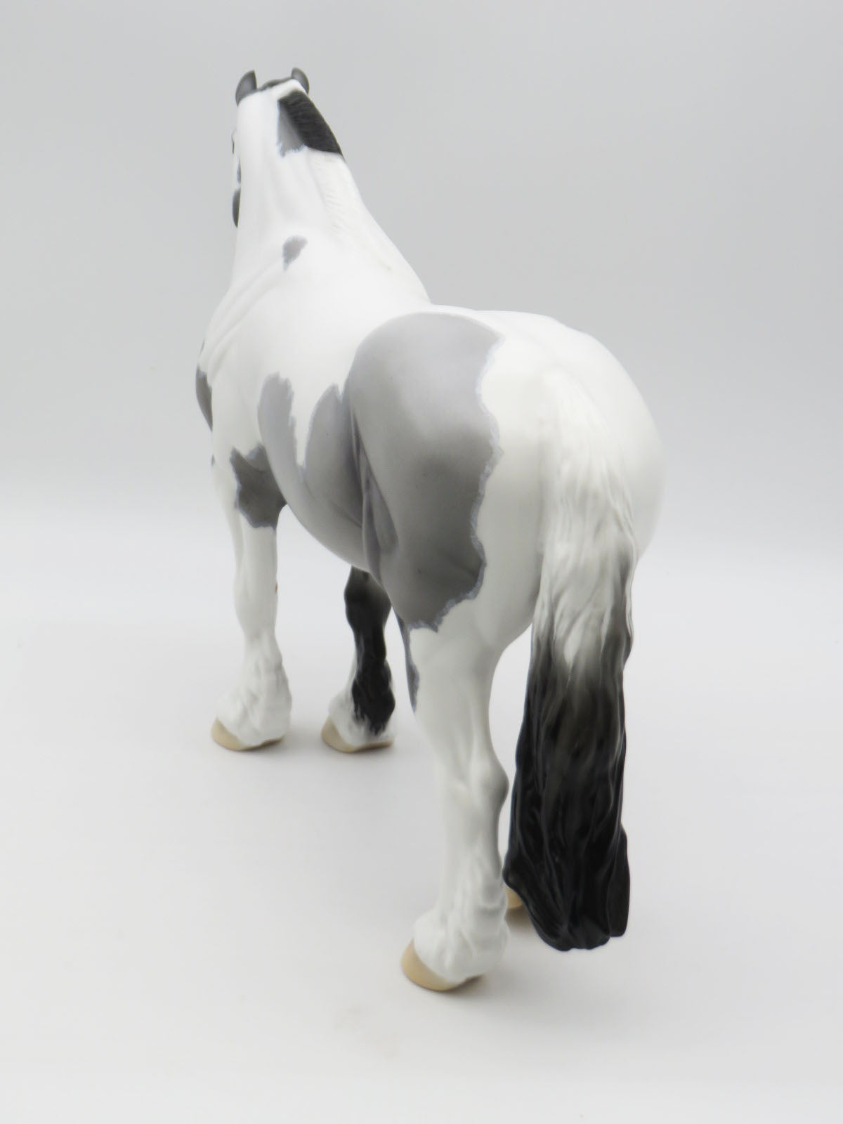 Blue Jay In A Blizzard- OOAK - Blue Roan Tobiano Heavy Draft By Ellen Robbins - Best Offers 1/30/23