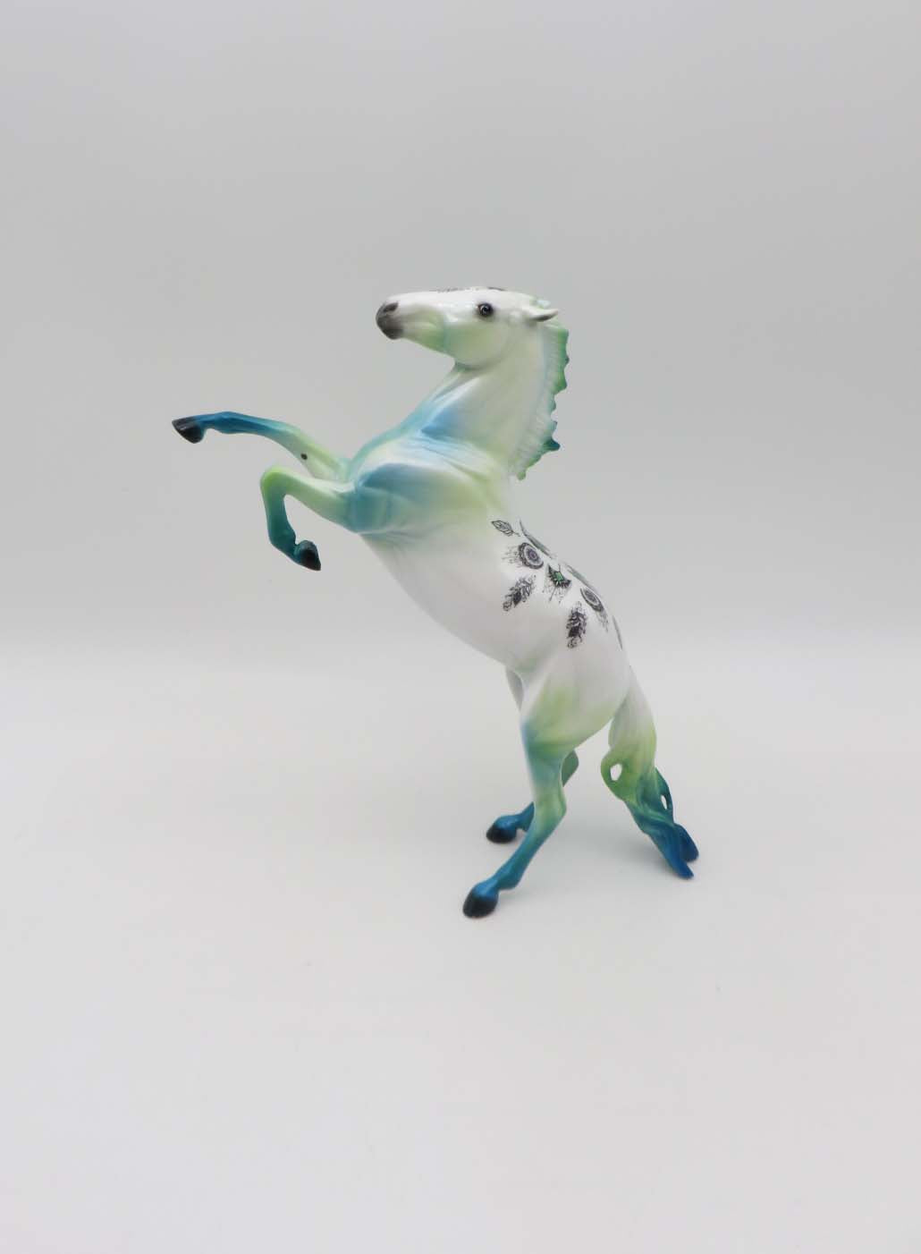 Boho OOAK Decorator Rearing Pebbles By Dawn Quick SHCF23