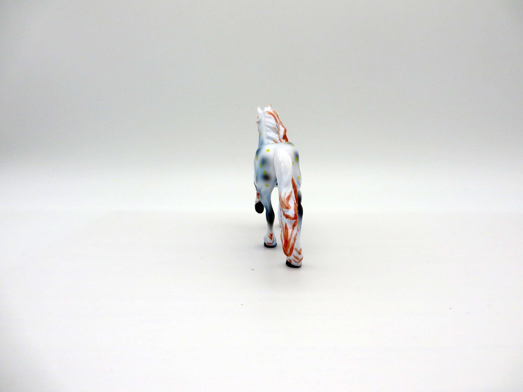 Bollandi-OOAK Chip Fresian Deco Sea Slug Painted By Ellen Robbins 7/16/21