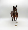 Bonanza-OOAK Dapple Silver Running Stock Horse Painted by Sheryl Leisure 1/3/22