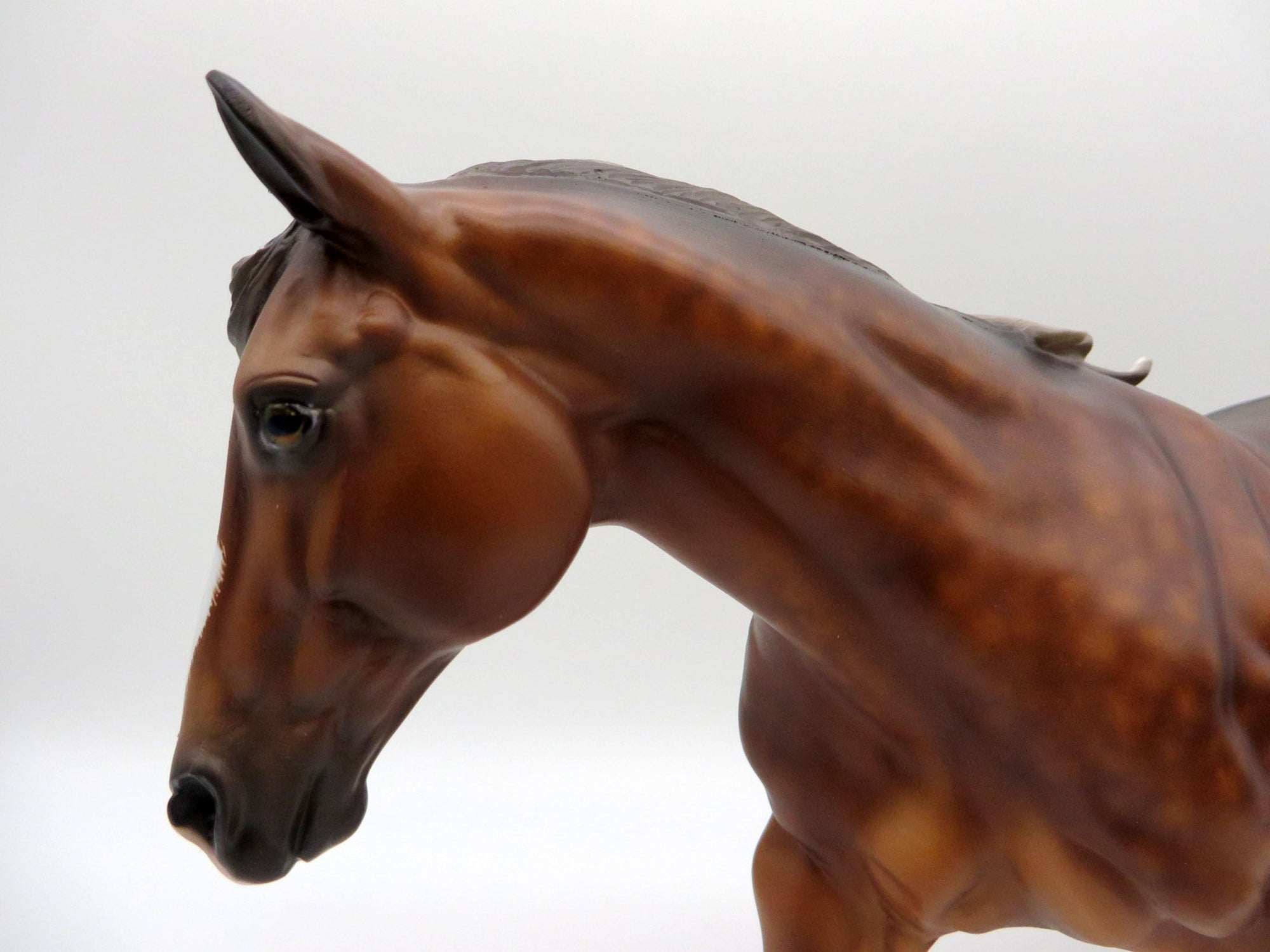 Bonanza-OOAK Dapple Silver Running Stock Horse Painted by Sheryl Leisure 1/3/22