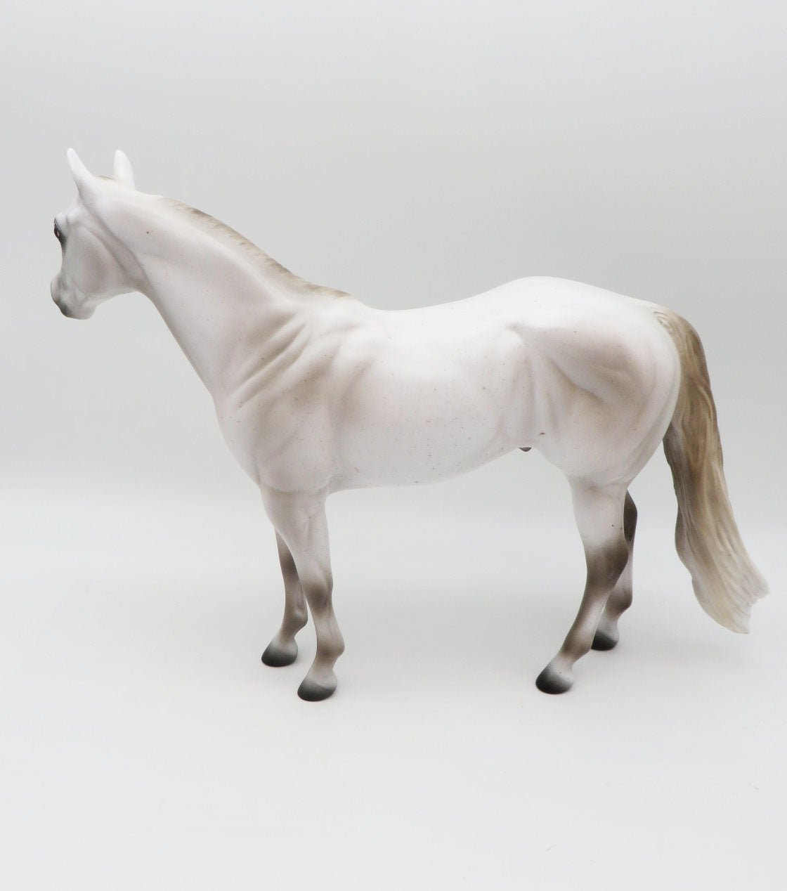 BOO-BLOOD - LE 3 - Fleabitten Grey with Bloody Shoulder ISH - Blacklight Reactive - Painted By Ashley Palmer - MM22