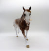 Booker T-OOAK Chestnut Sabino Remington Painted by Sheryl Leisure  11/29/21