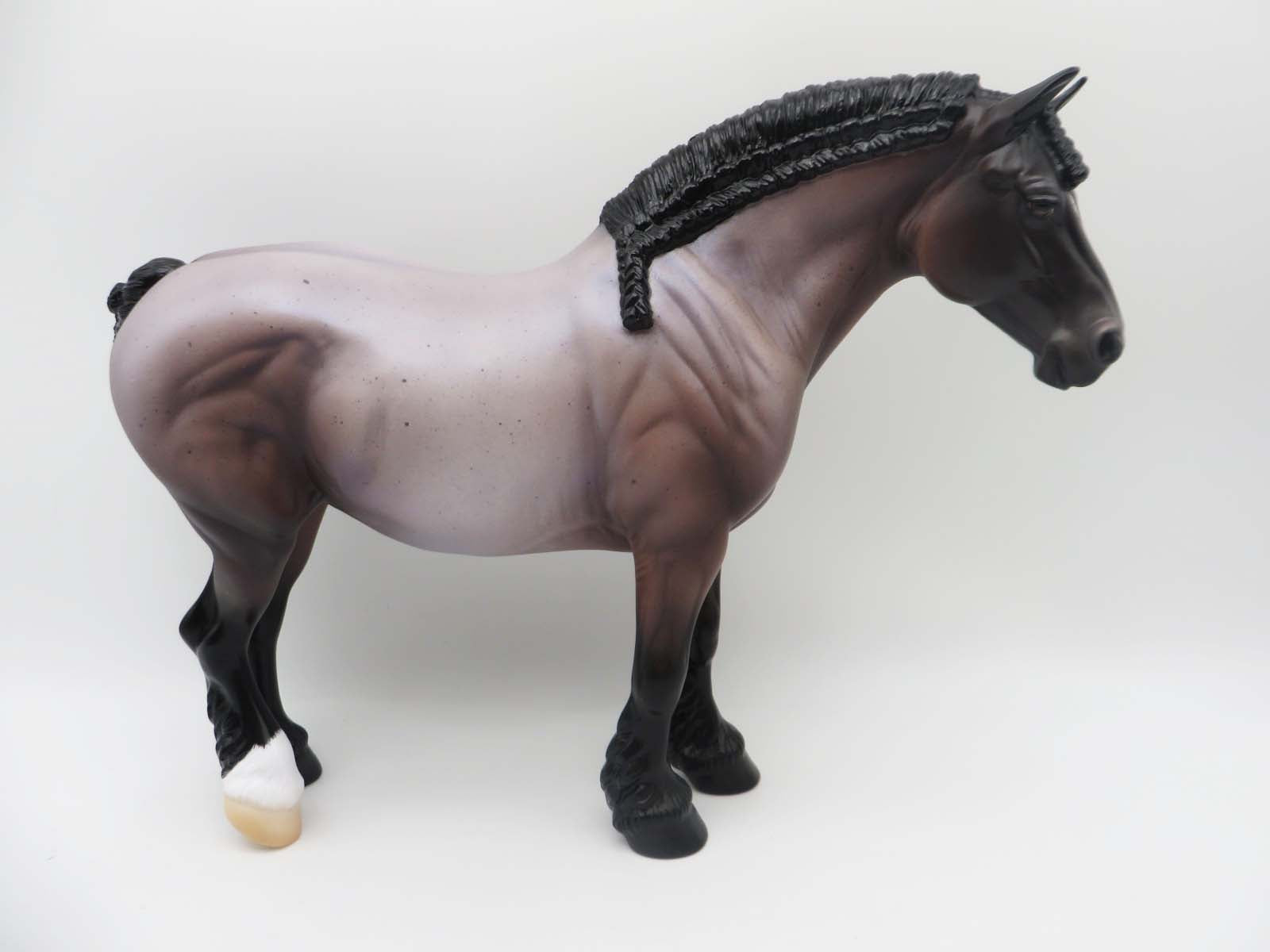 Born An Oak - OOAK - Bay Roan Heavy Draft By Ellen Robbins - SHCF23