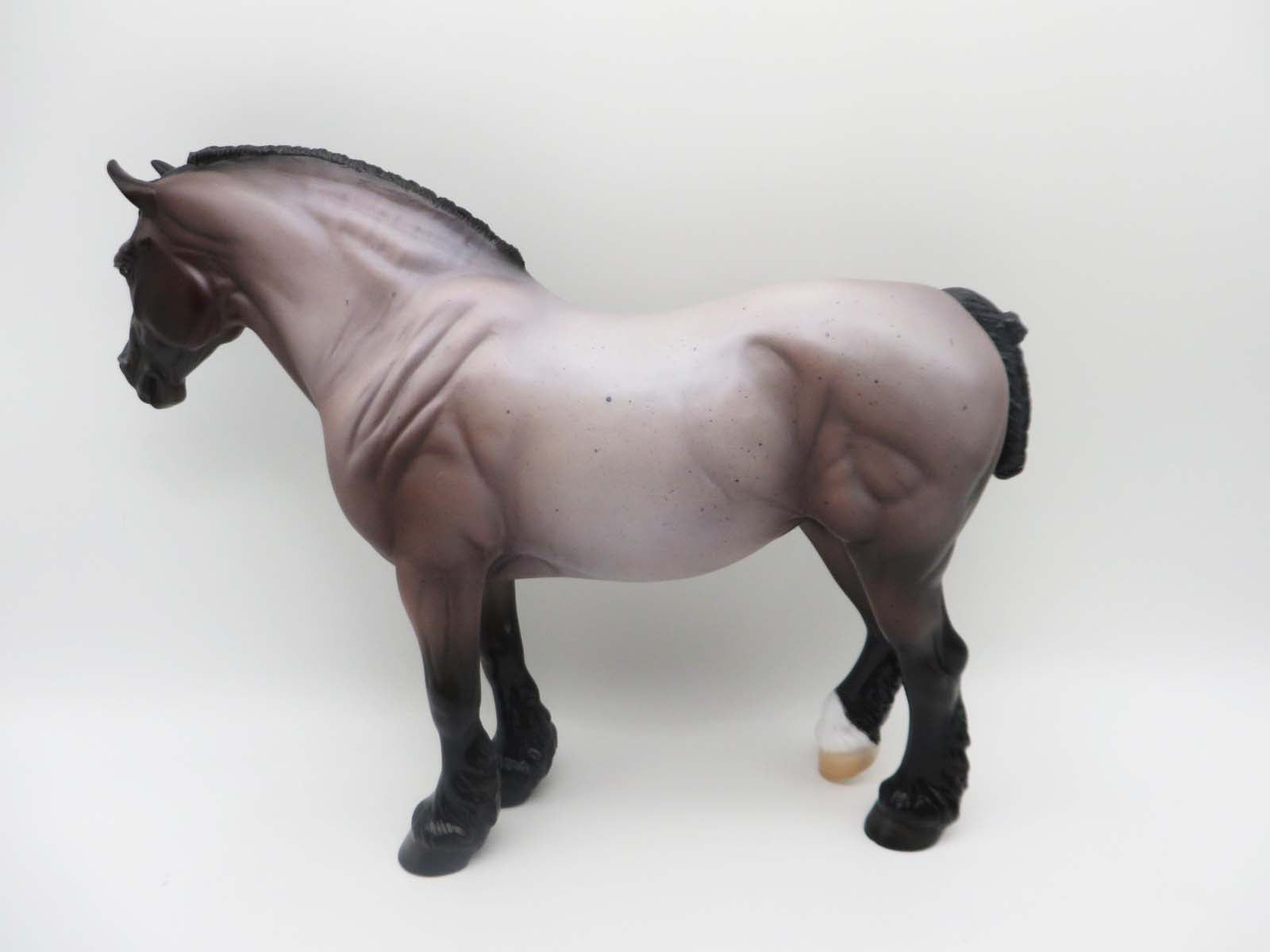 Born An Oak - OOAK - Bay Roan Heavy Draft By Ellen Robbins - SHCF23