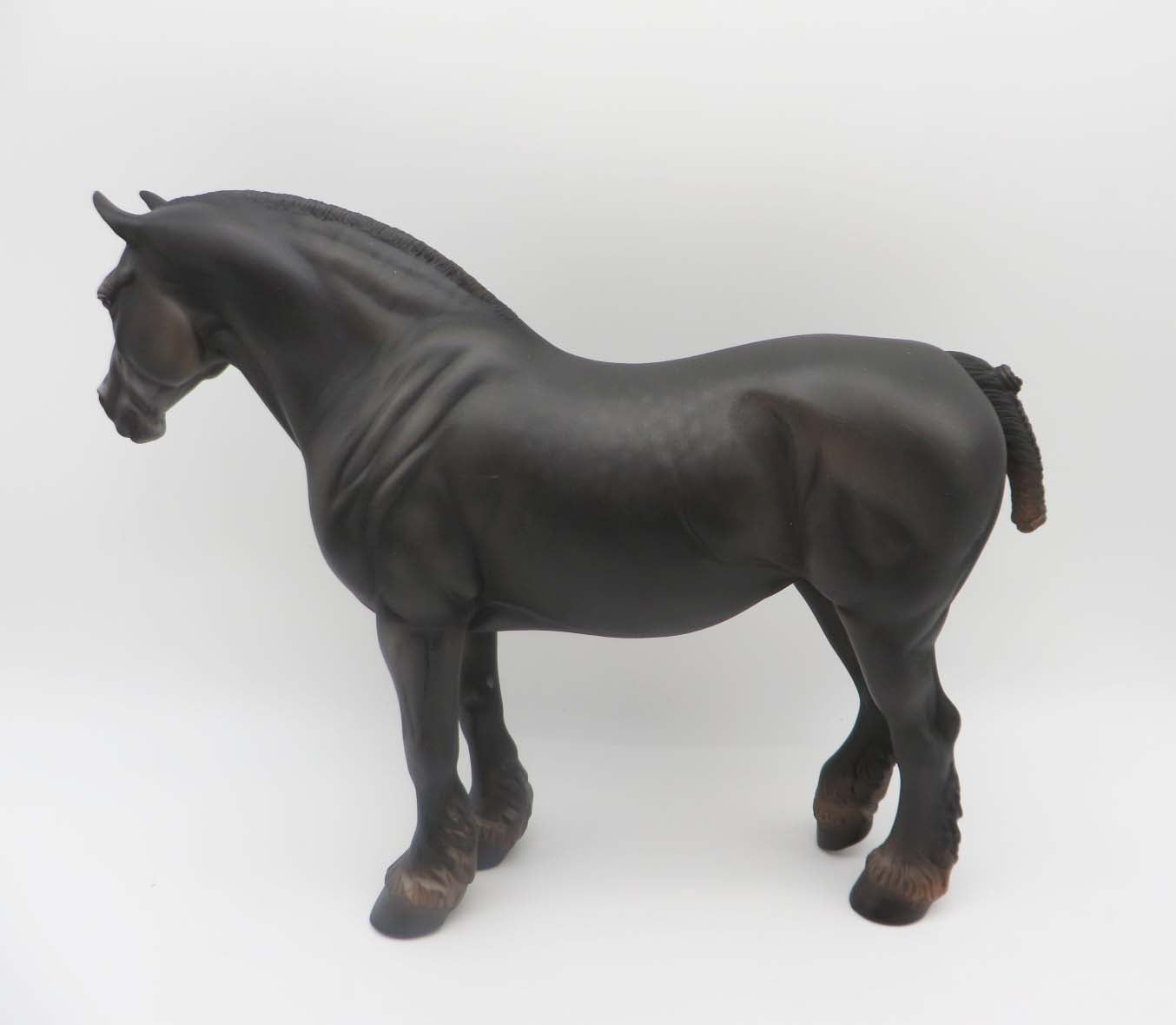 Bouvier-OOAK Black Heavy Draft By Jess Hamill P&amp;C 23