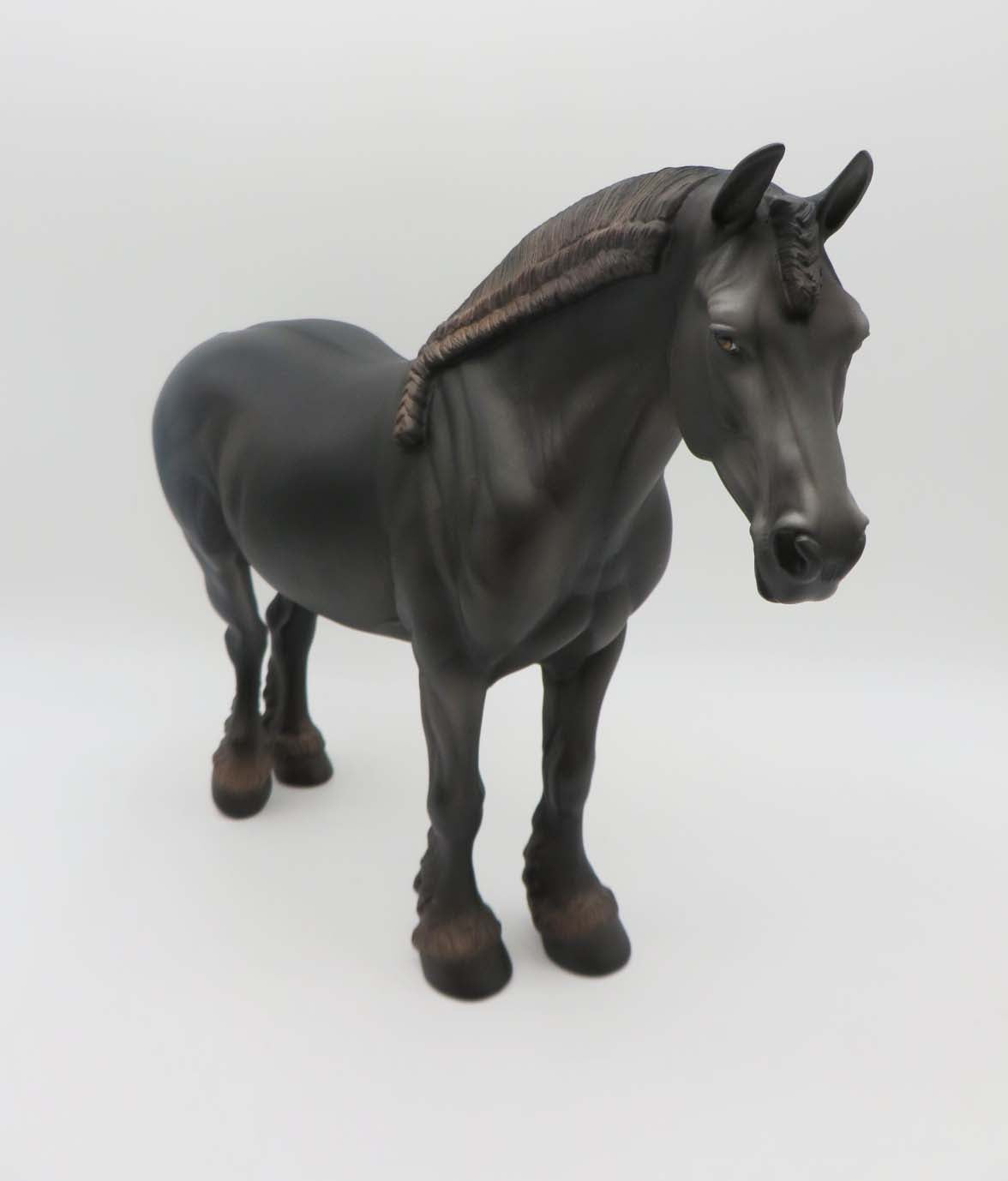 Bouvier-OOAK Black Heavy Draft By Jess Hamill P&amp;C 23