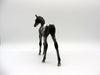 Bram-OOAK Black Appaloosa Foal Painted by Julie EQ 21