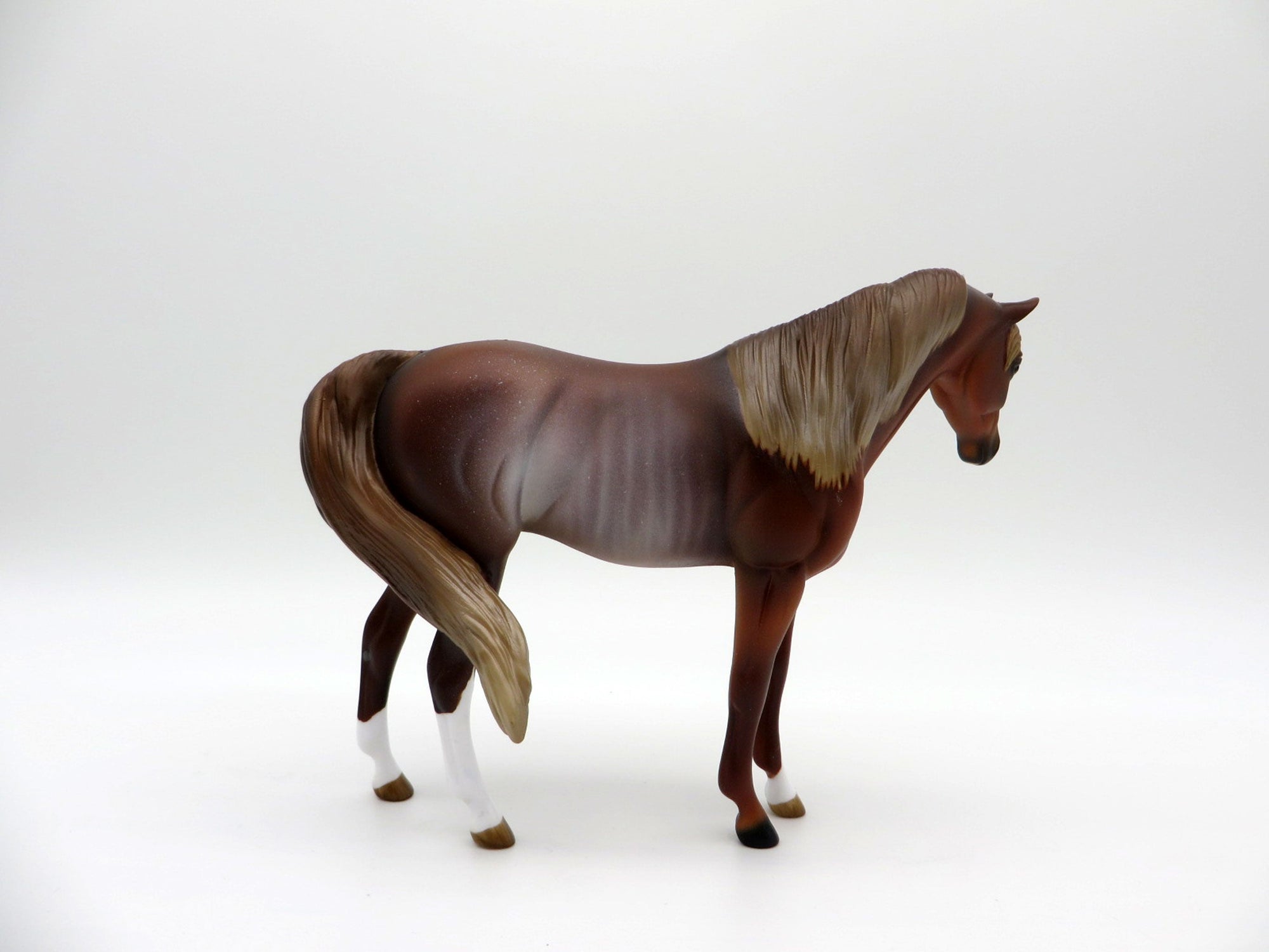 Breeze-OOAK Chestnut Rabicano Pebbles Arabian  SHCF 2021