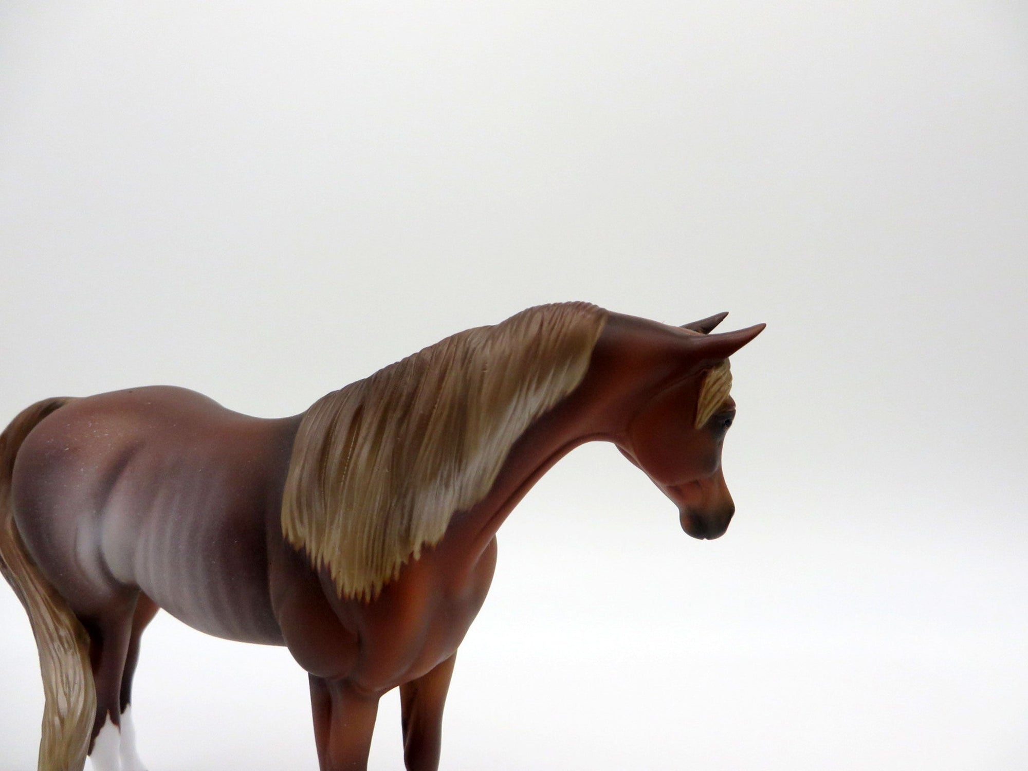 Breeze-OOAK Chestnut Rabicano Pebbles Arabian  SHCF 2021