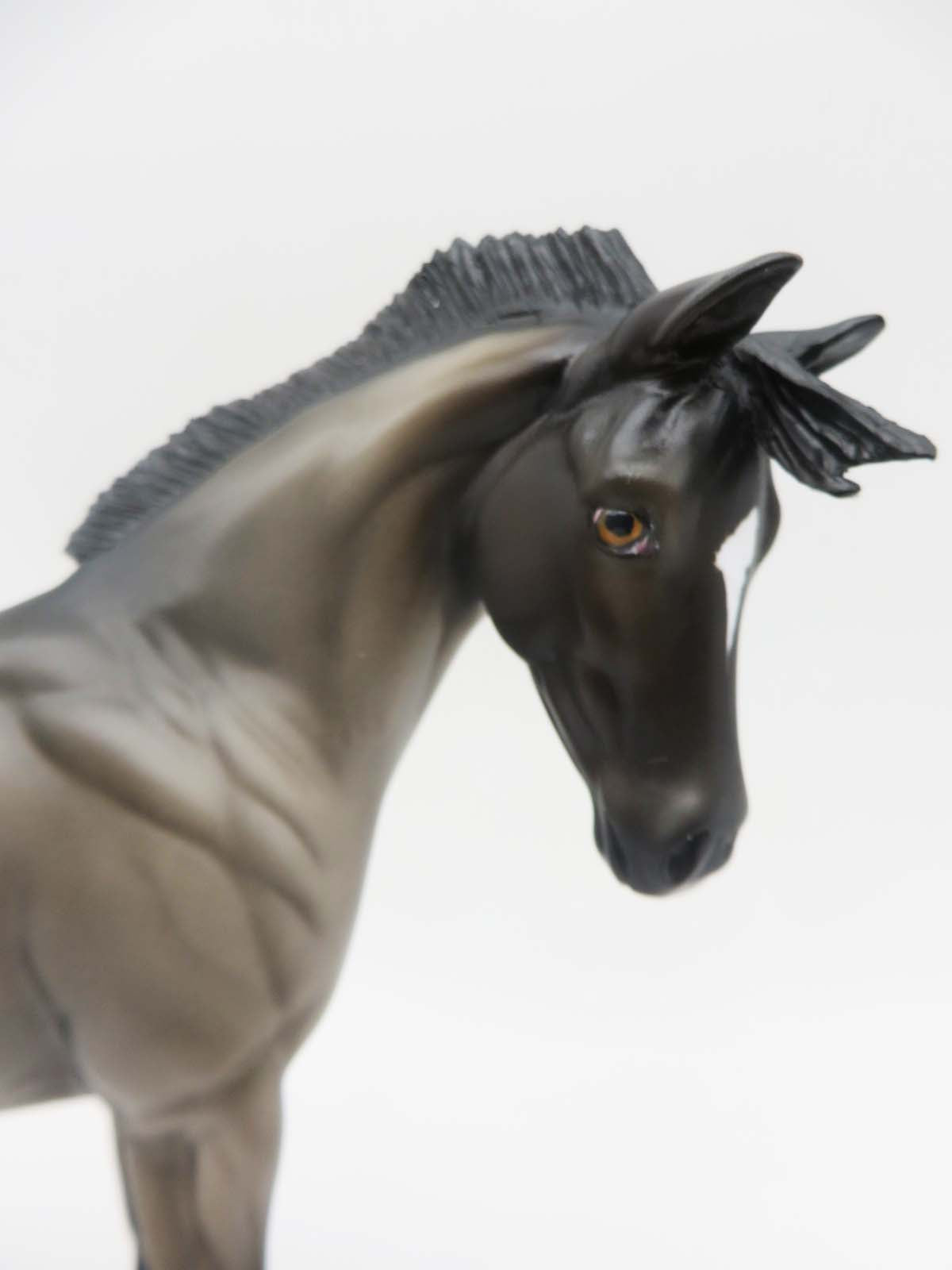 Buckaroo-OOAK Grulla Weanling Painted By Angela- SHCF23