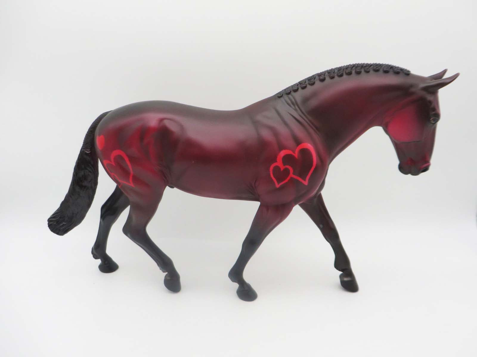 Burning Heart - OOAK - Valentine Decorator Heavy Draft By Dawn Quick 2/14/23