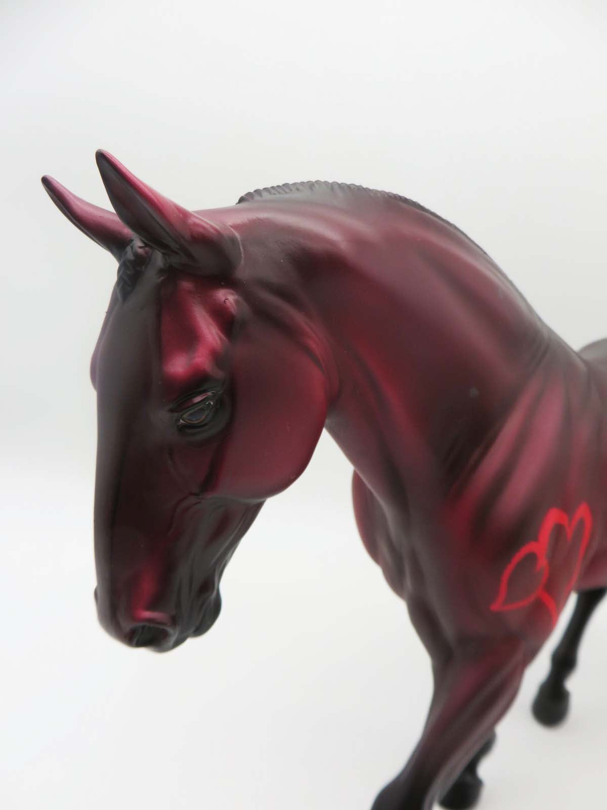 Burning Heart - OOAK - Valentine Decorator Heavy Draft By Dawn Quick 2/14/23