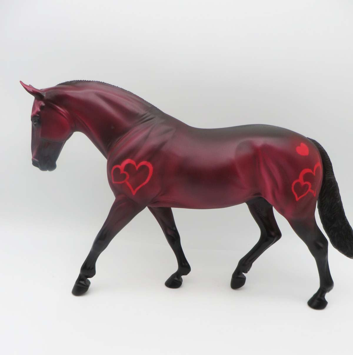 Burning Heart - OOAK - Valentine Decorator Heavy Draft By Dawn Quick 2/14/23