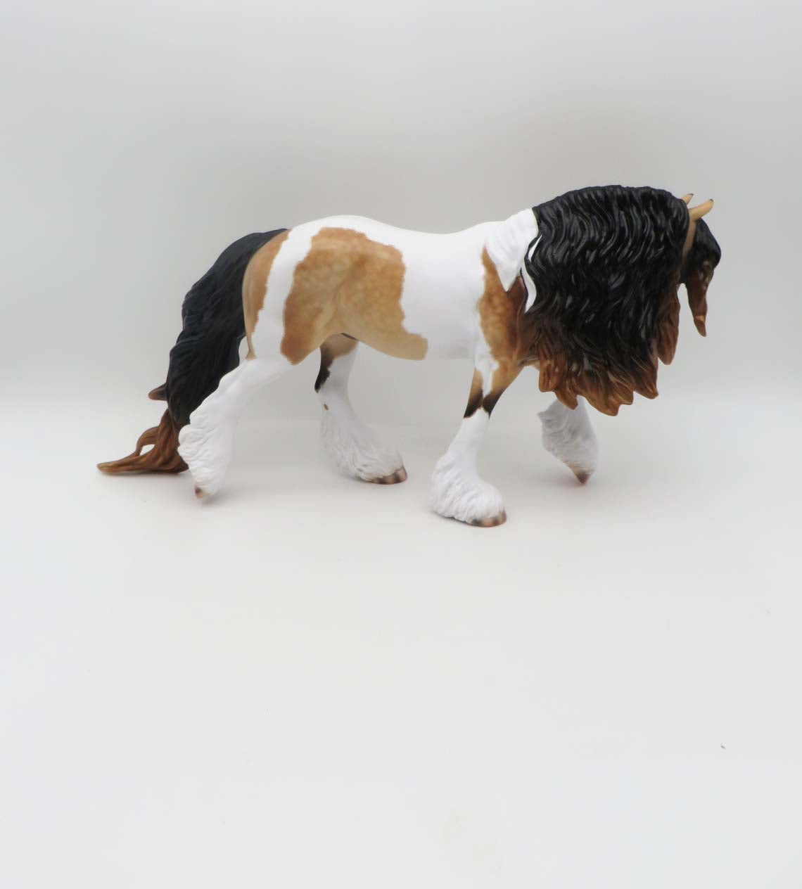 Burton- OOAK - Dappled Buckskin Tobiano Cobb By Caroline Boydston BEST OFFER 3/13/23