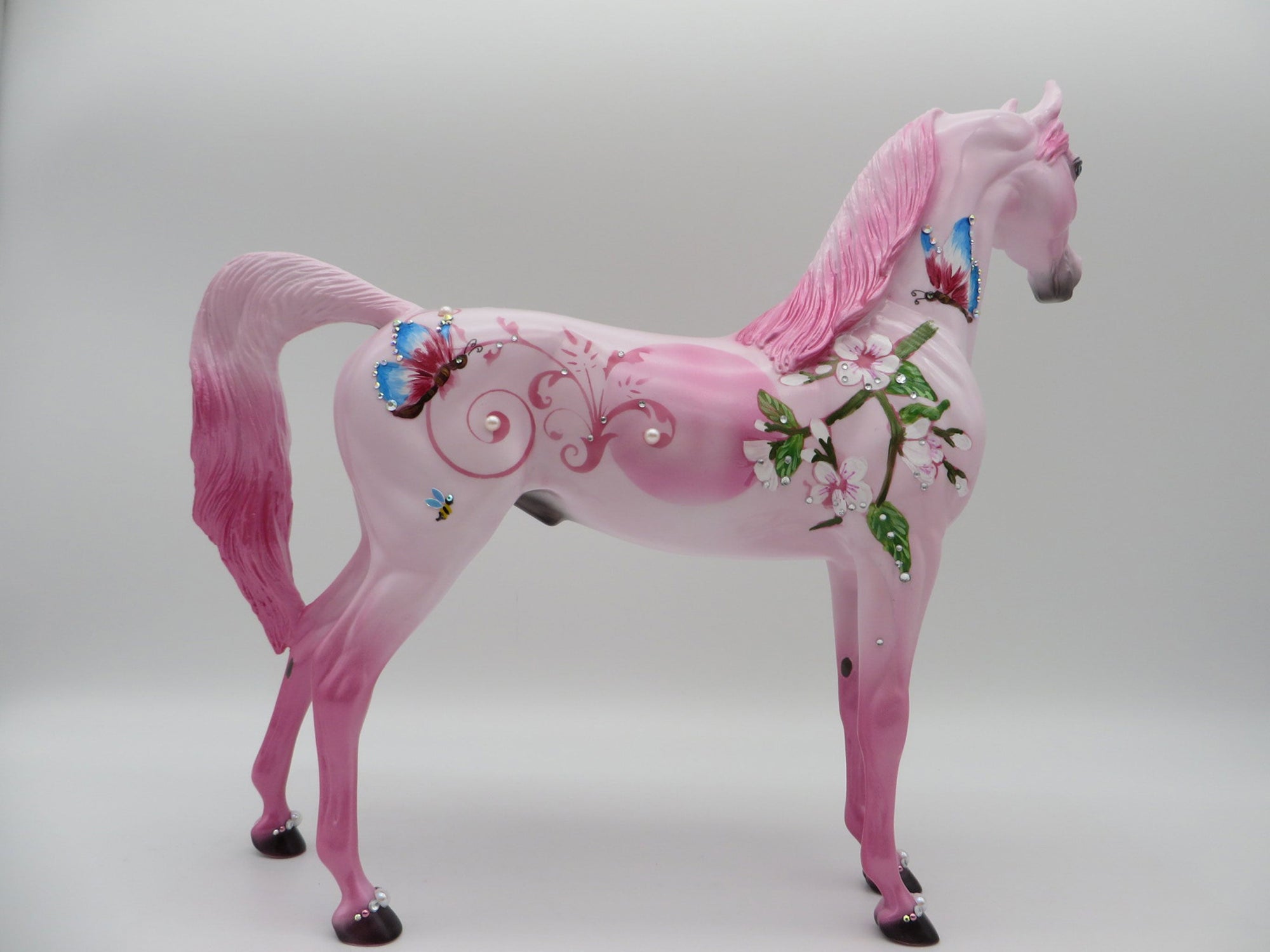 Butterflies and Blossoms-OOAK Arabian  Deco SHCF 2021