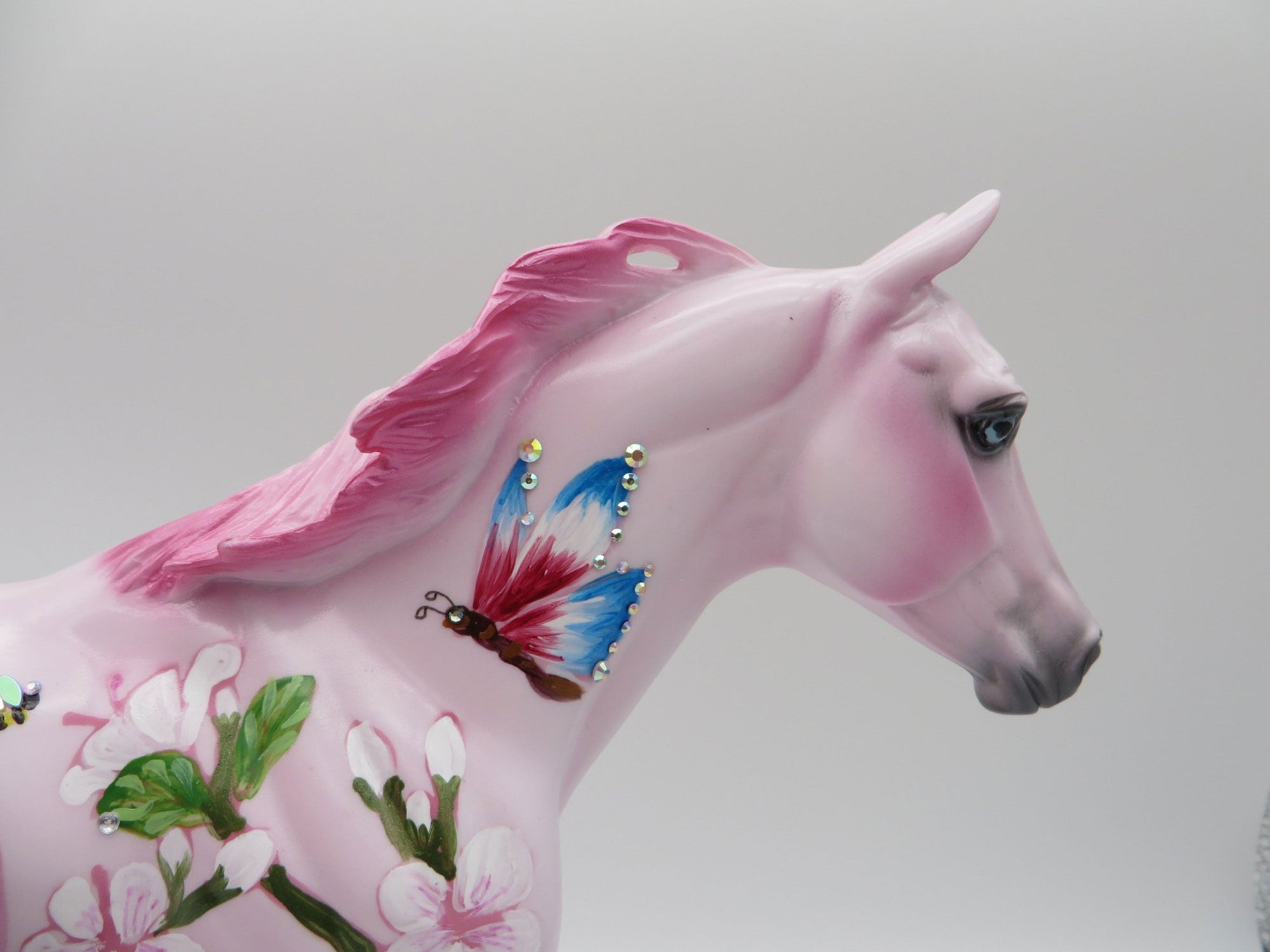 Copy of Butterflies and Blossoms-OOAK Foundation Quarter Horse Deco SHCF 2021