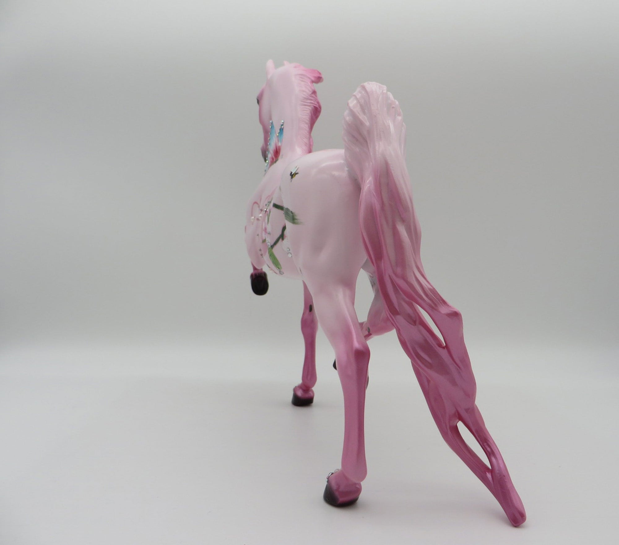 Butterflies and Blossoms-OOAK Saddlebred  Deco SHCF 2021