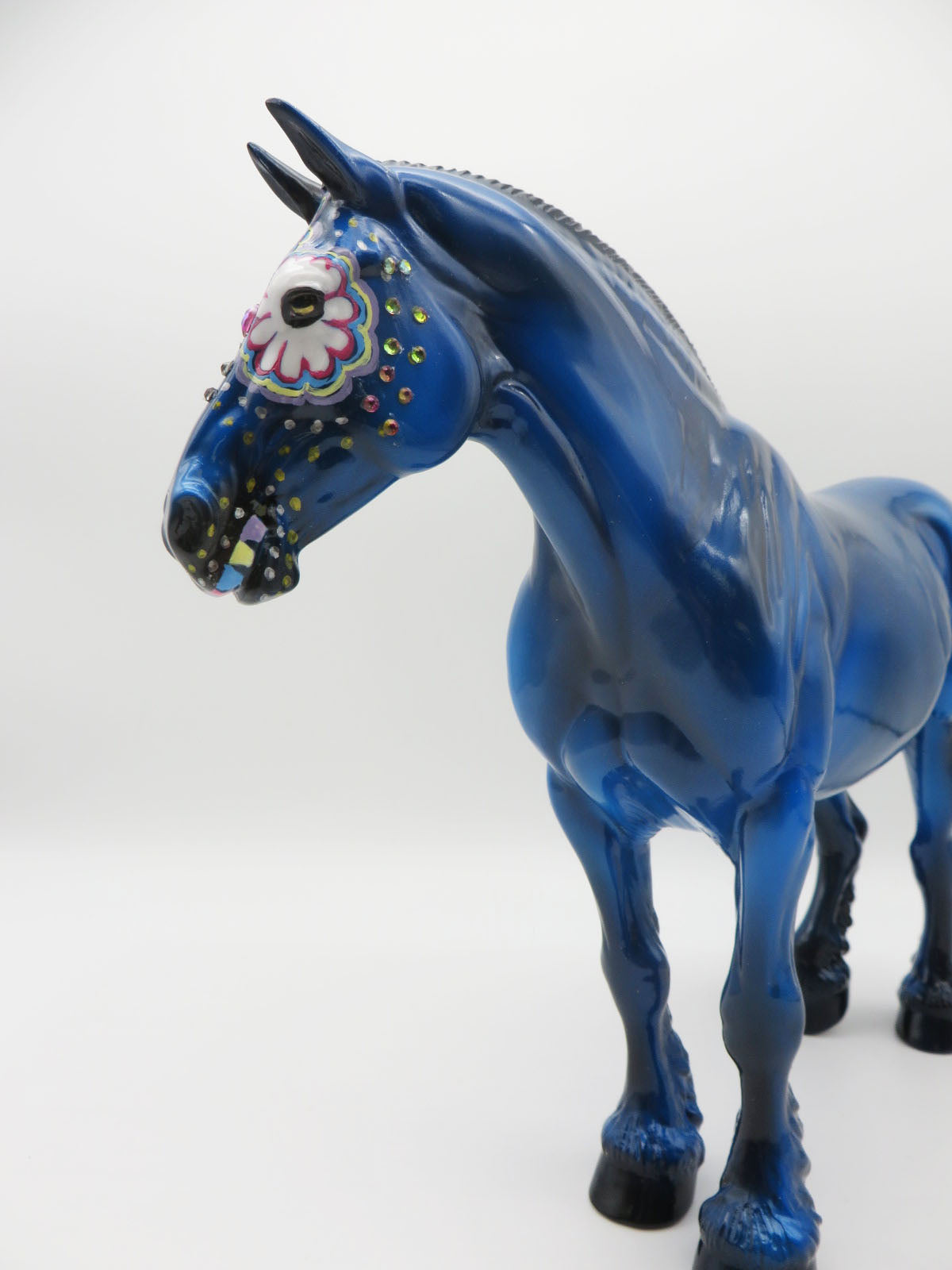 CARETA - OOAK Sugar Skull Heavy Draft Horse By Dawn Quick LHS 22