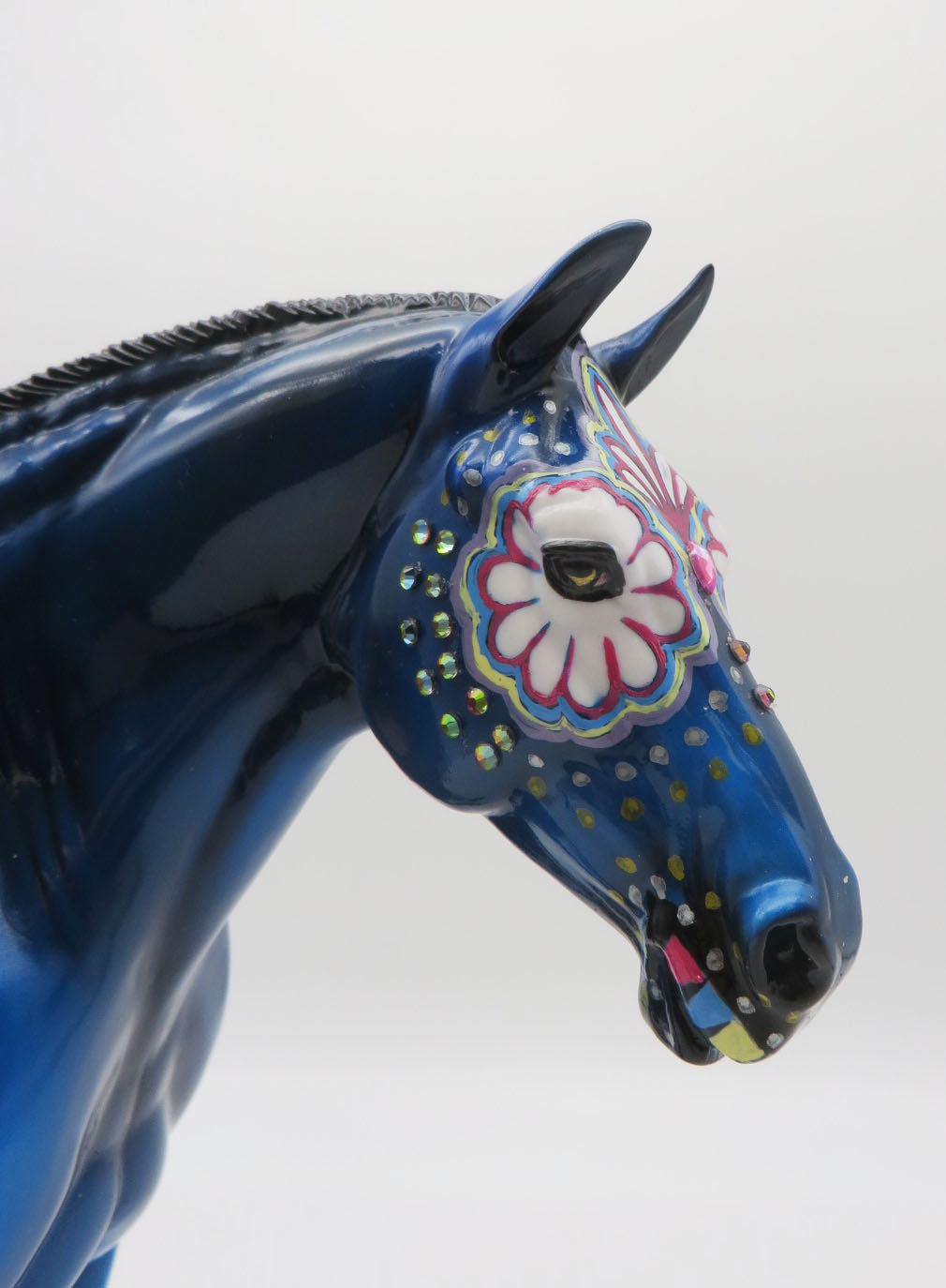 CARETA - OOAK Sugar Skull Heavy Draft Horse By Dawn Quick LHS 22