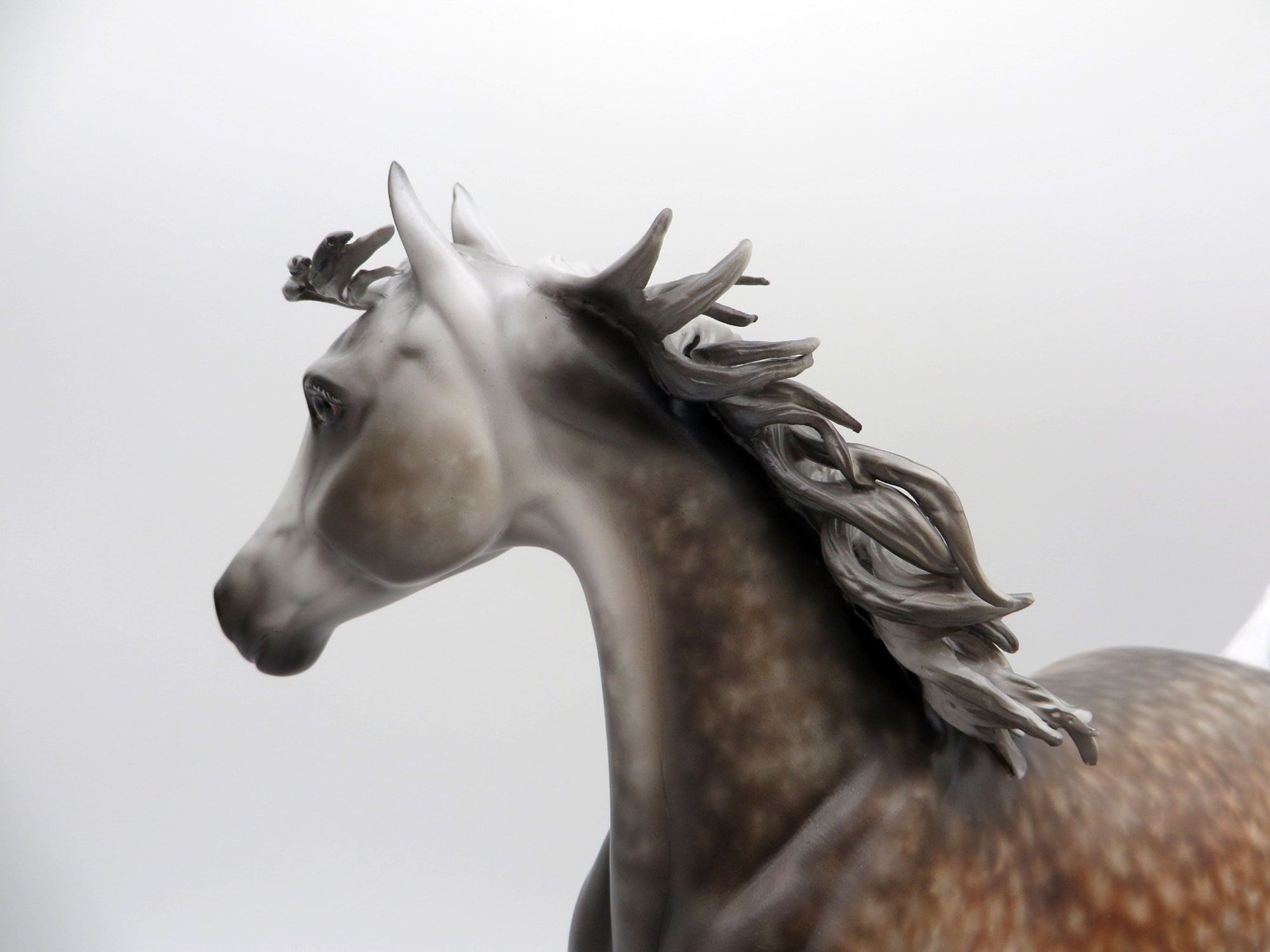 California Girl-OOAK Rose Grey Arabian Mare Painted by Sheryl Leisure 8/9/21