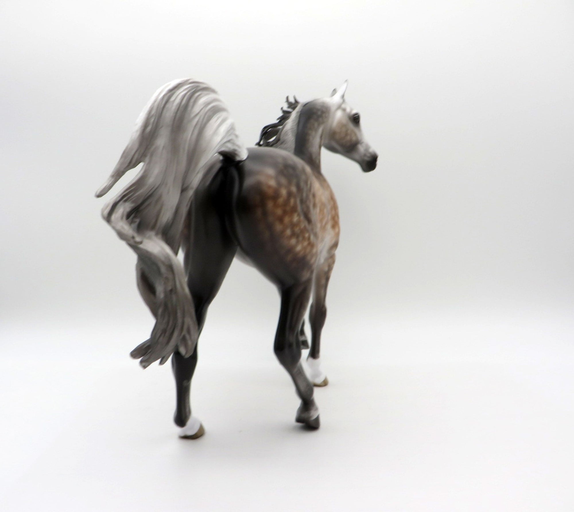 California Girl-OOAK Rose Grey Arabian Mare Painted by Sheryl Leisure 8/9/21