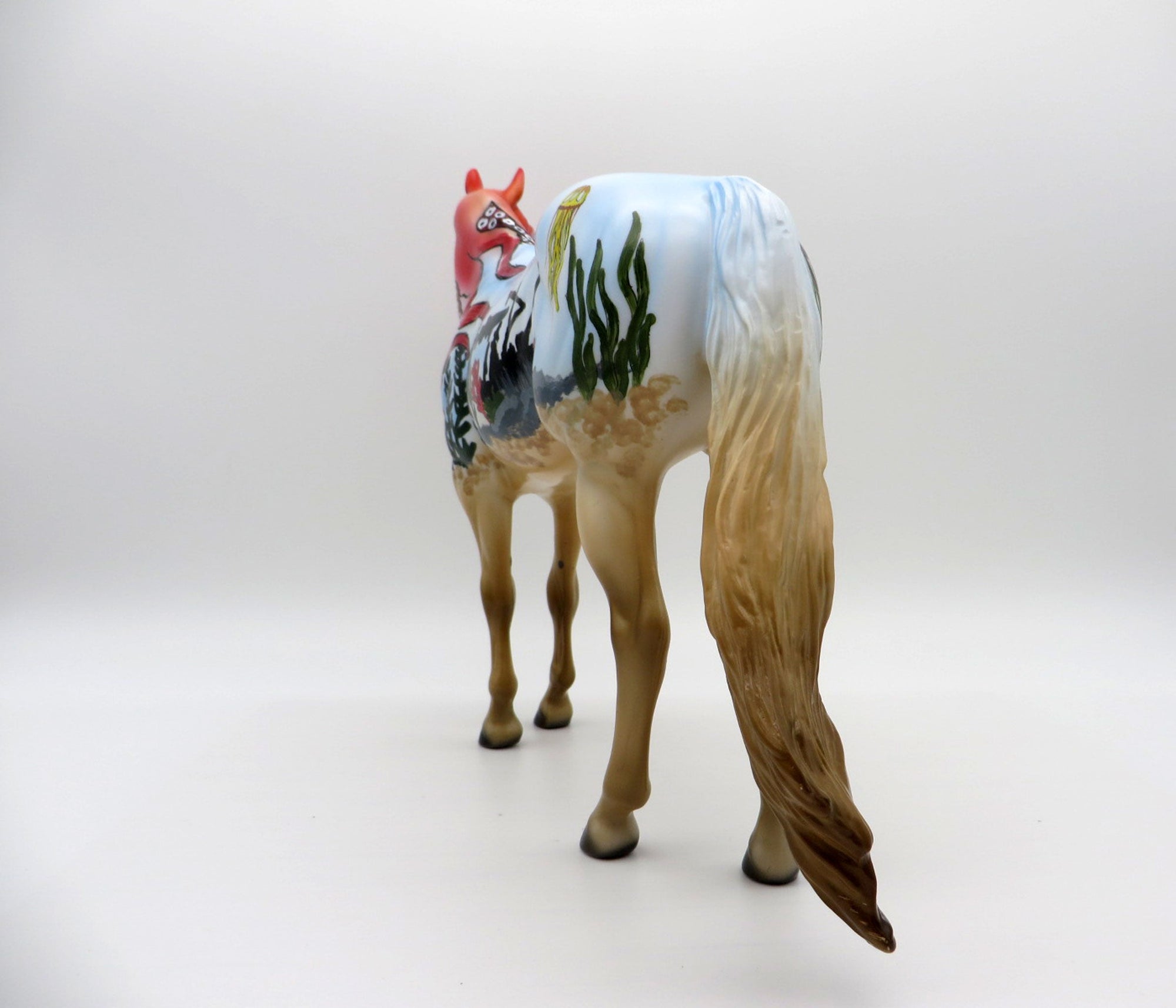 Cambean-OOAK Shark Week Deco ISH Painted by Dawn Quick  7/16/21