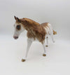 Candid - OOAK - Chestnut Sabino Running Stock Horse by Sheryl Leisure - Best Offers 2/27/23