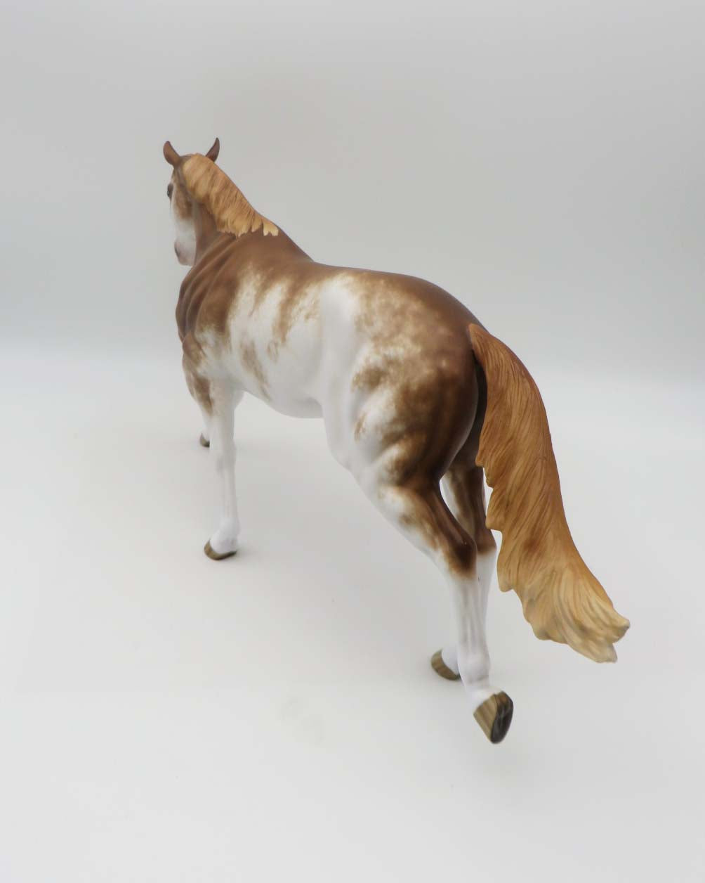 Candid - OOAK - Chestnut Sabino Running Stock Horse by Sheryl Leisure - Best Offers 2/27/23