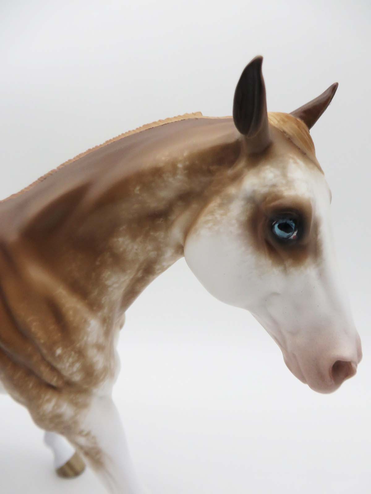 Candid - OOAK - Chestnut Sabino Running Stock Horse by Sheryl Leisure - Best Offers 2/27/23