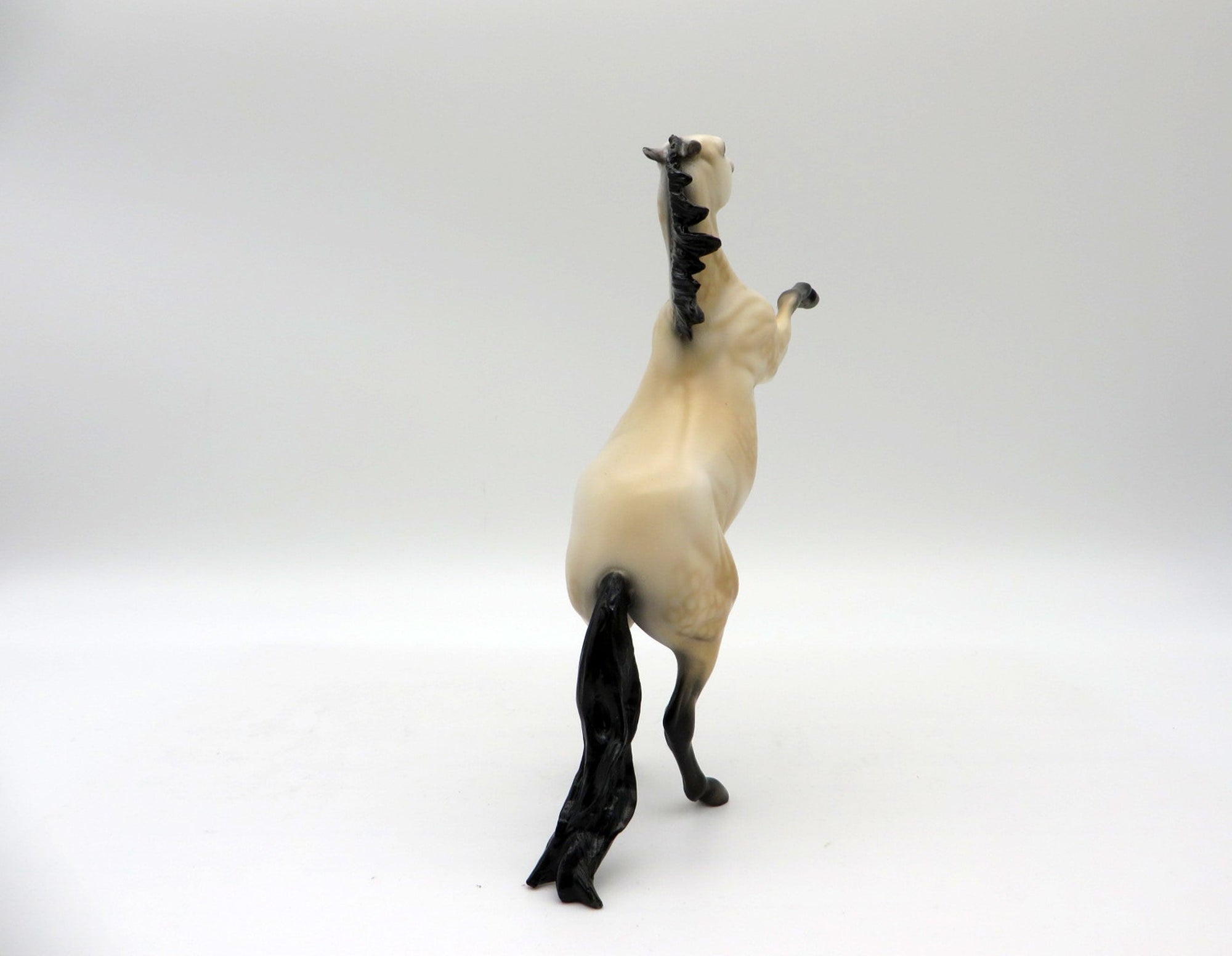 Canyon-OOAK Dapple Buckskin Rearing Pebbles Painted By Audrey Dixon  5/28/21