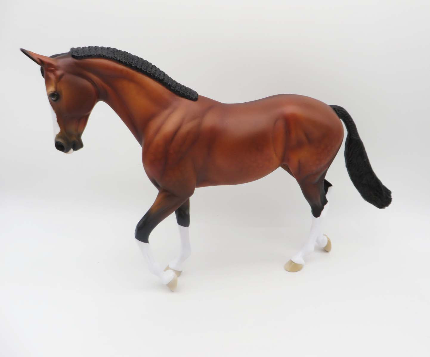 Captain-OOAK Dapple Bay Thoroughbred By Ellen Robbins  P&C 23
