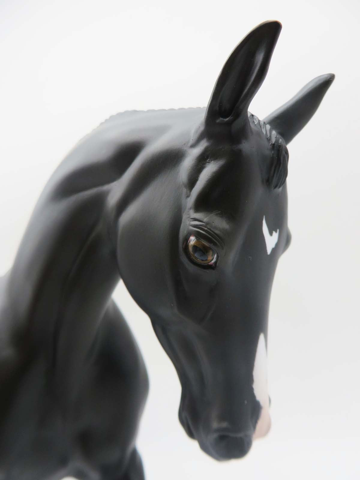 Carte Dia OOAK Dappled Black Custom Thoroughbred by Myla Pearce Best Offers 5/15/23