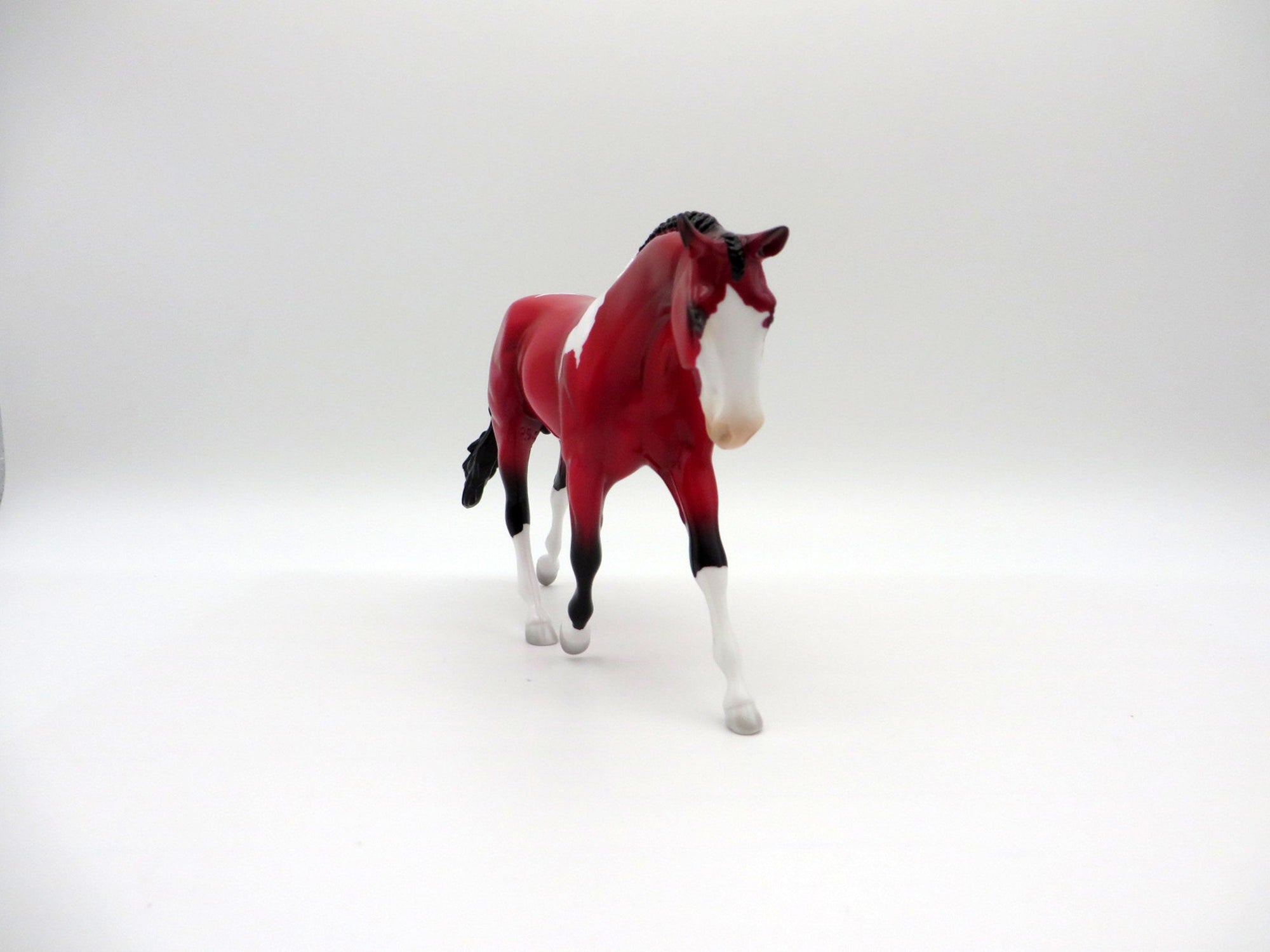 Cas-OOAK Pebbles Warmblood Precious Stone Painted By Ellen Robbins EQ 2021