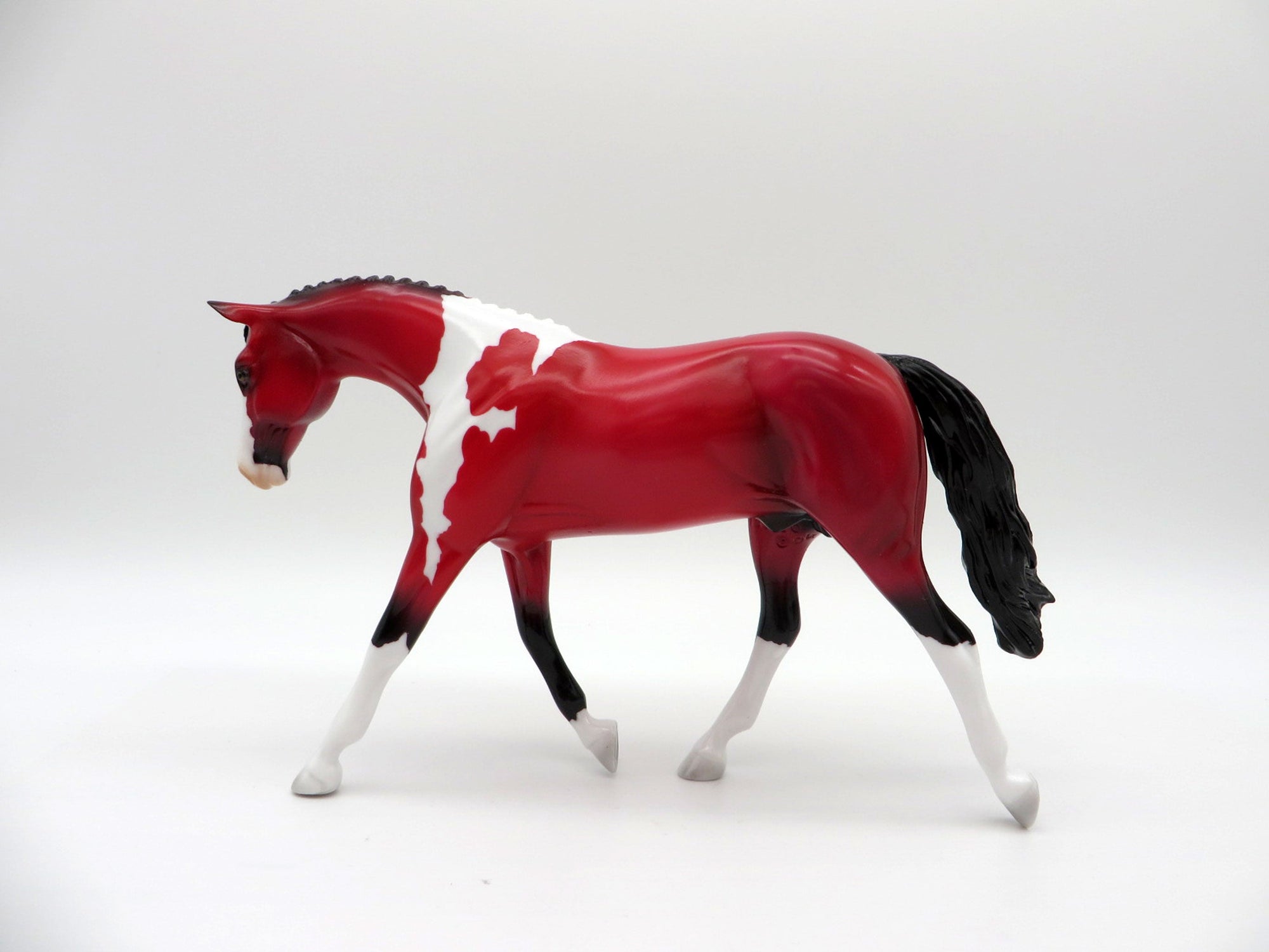 Cas-OOAK Pebbles Warmblood Precious Stone Painted By Ellen Robbins EQ 2021