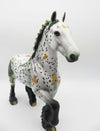 Catch Me If You Can - OOAK - St. Patrick&#39;s Day Decorator Trotting Drafter By Jas Fanning - 3/17/23