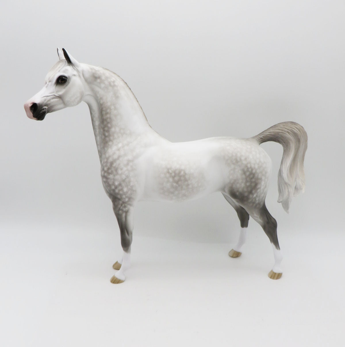 Charlie Snead - OOAK - Dapple Grey Arabian Stallion by Sheryl Leisure - Best Offers 12/12/22