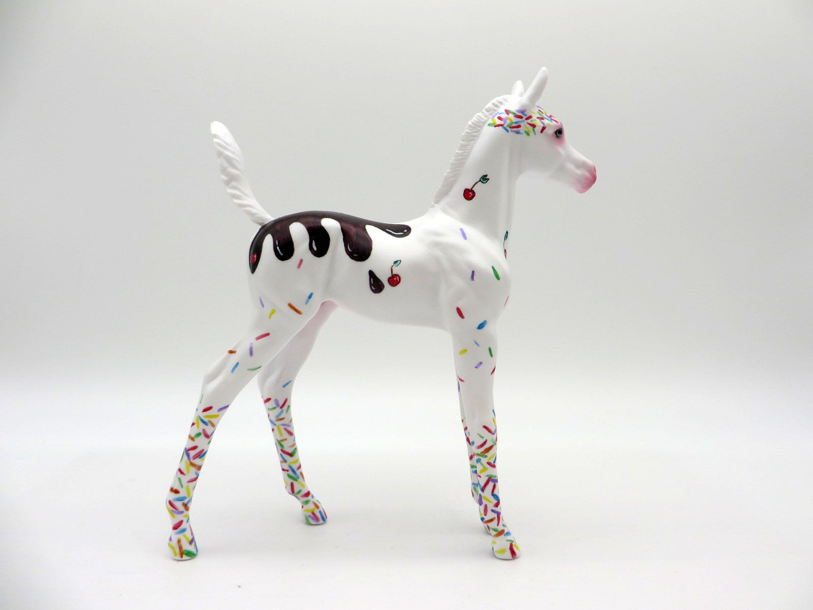 Cherry Sprinkles-OOAK Arabian Foal Painted By Jas Fanning  7/23/21