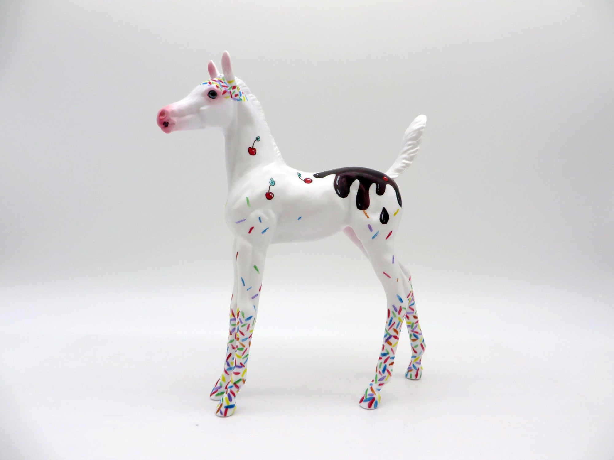 Cherry Sprinkles-OOAK Arabian Foal Painted By Jas Fanning  7/23/21