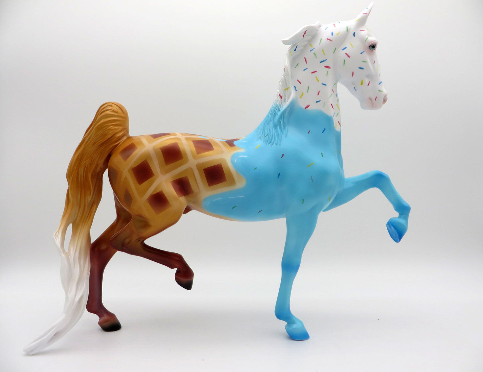 Cherry On Top-OOAK National Ice Cream Saddlebred Painted By Jas Fanning 7/23/21