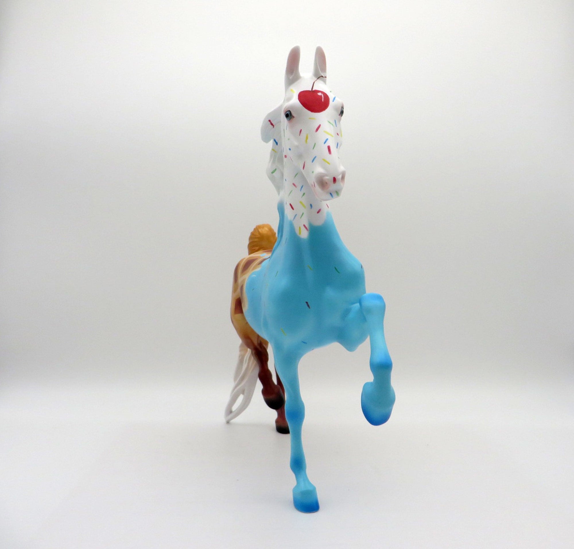 Cherry On Top-OOAK National Ice Cream Saddlebred Painted By Jas Fanning 7/23/21