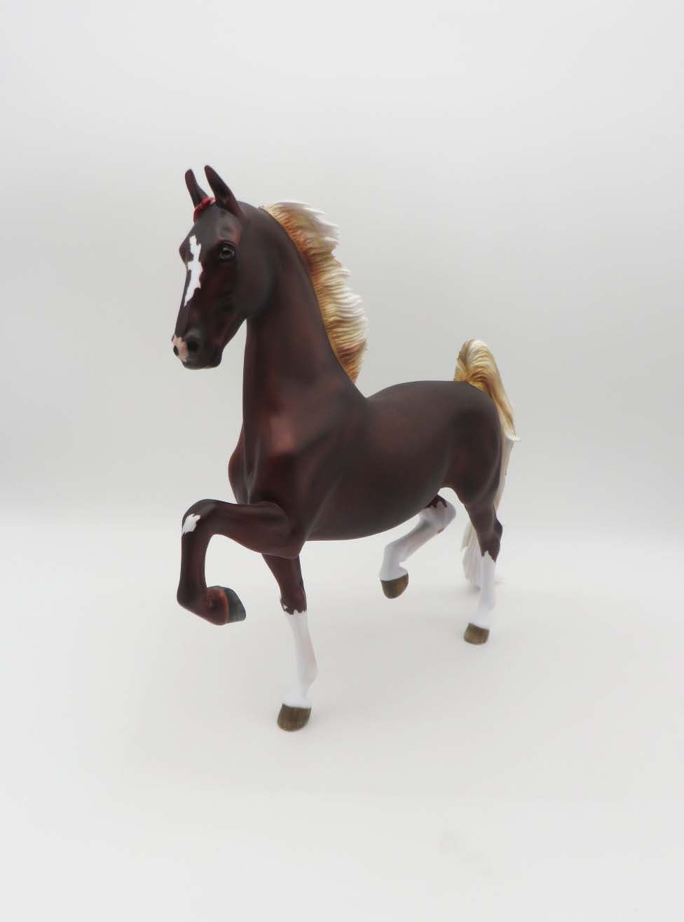 Cherry Bomb OOAK Flaxen Chestnut Custom Saddlebred By Myla Pearce Best Offer 5/15/23