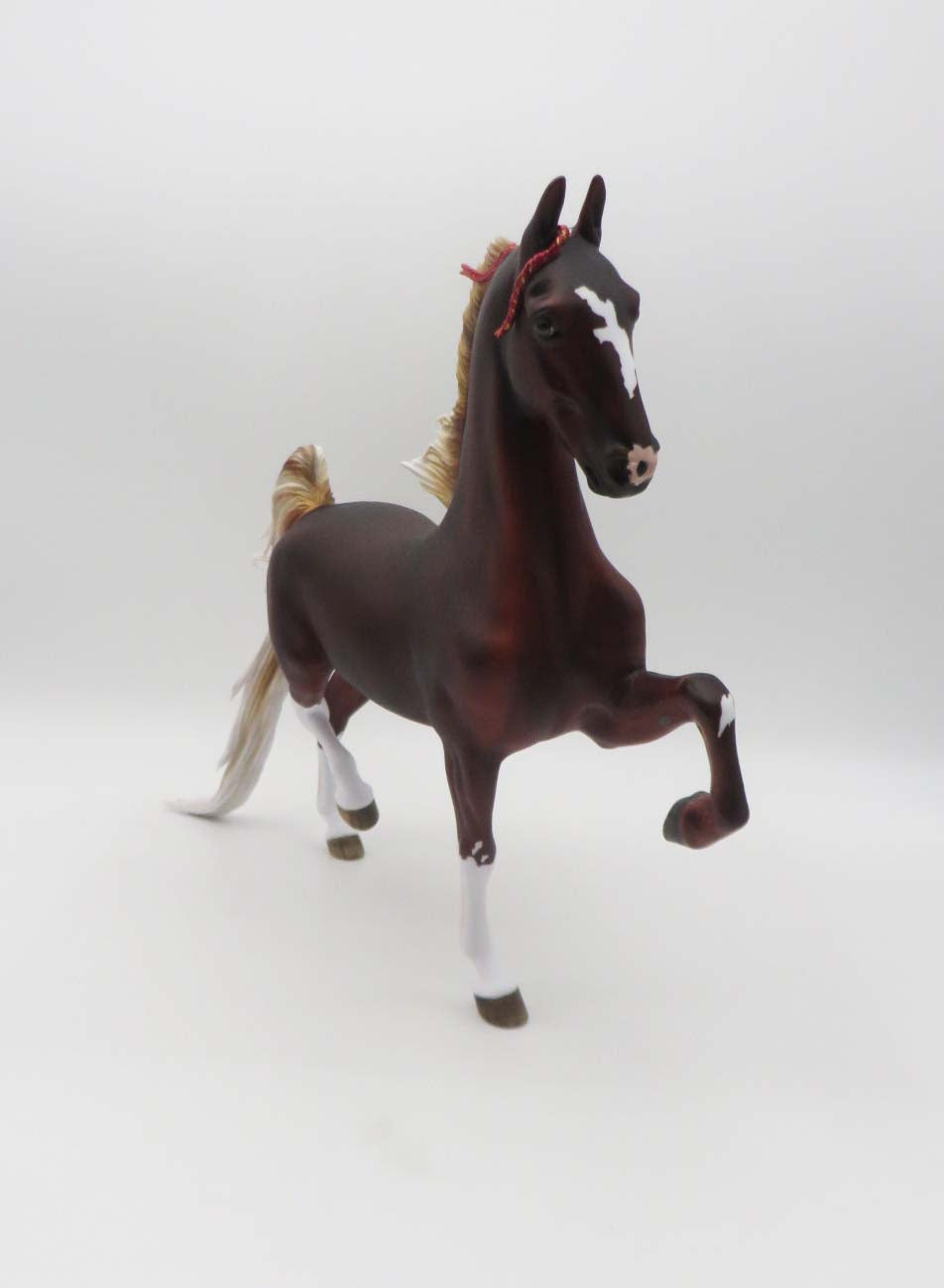 Cherry Bomb OOAK Flaxen Chestnut Custom Saddlebred By Myla Pearce Best Offer 5/15/23