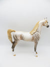 Chestnuts Roasting - OOAK - Dapple Chestnut Arabian By Al Katt- Christmas Tails 2022 - CT22