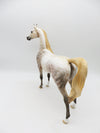 Chestnuts Roasting - OOAK - Dapple Chestnut Arabian By Al Katt- Christmas Tails 2022 - CT22