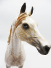 Chestnuts Roasting - OOAK - Dapple Chestnut Arabian By Al Katt- Christmas Tails 2022 - CT22