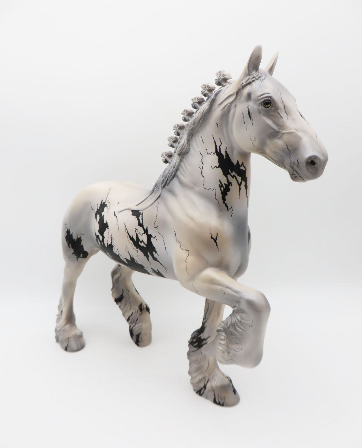 Chip In A China Shop - OOAK - Decorator Trotting Drafter by Renee Justiss Best Offers 1/9/23