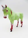 Christmas Candy - OOAK - Decorator Christmas Colors Dapple Bay Pebble Arabian - by Ellen Robbins - CT22